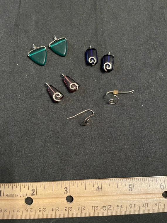 Vintage interchangeable earring set - image 4