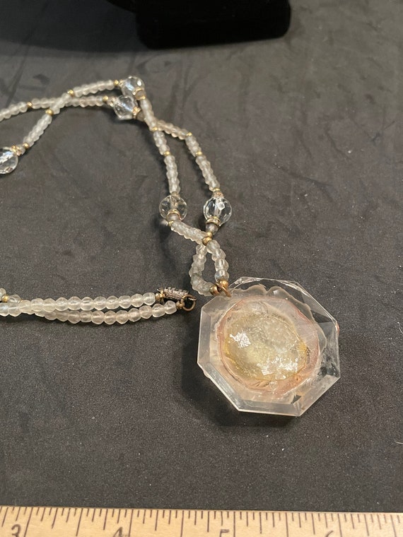 Vintage rose necklace - image 2