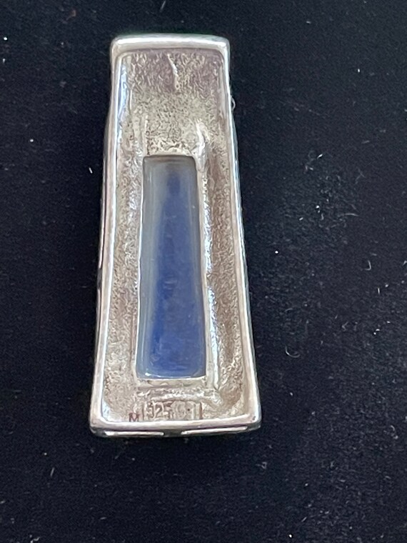 Vintage Lapis Lazuli Pendant - image 6
