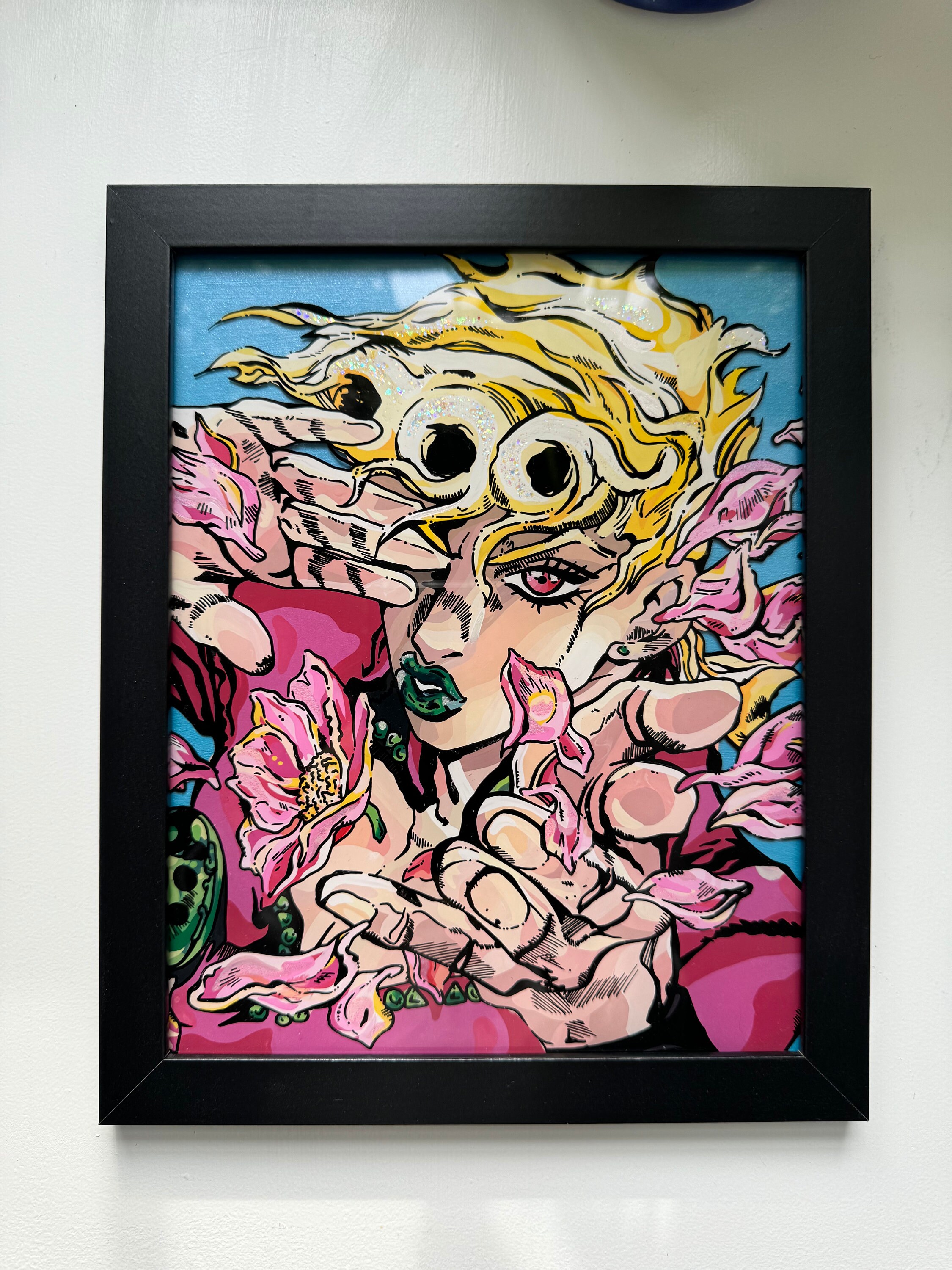 JoJo's Bizarre Adventure JOJO Cafe Retro Abstract Painting