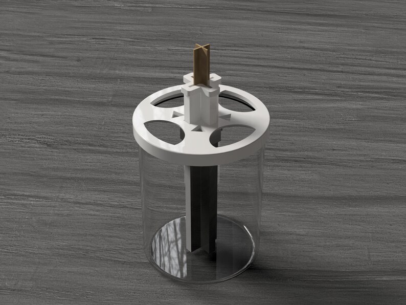 ALLINONE Customsized Candle Wick Centering and Stabilizing Device