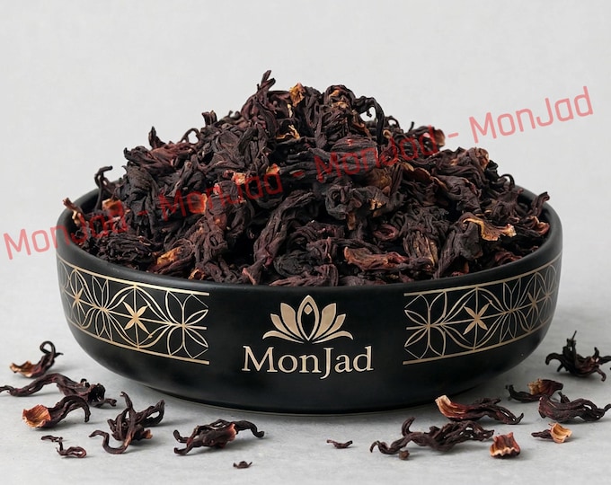 Premium Dried Hibiscus Whole Flowers | Natural Karkadé | كركادي