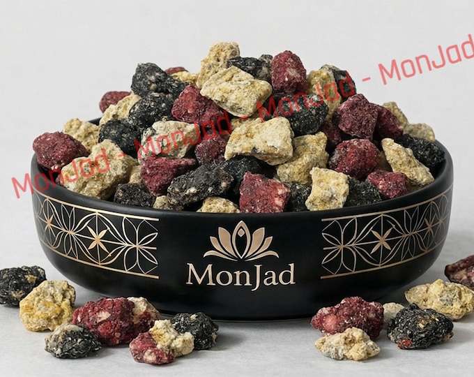 Mixed Benzoin Incense: Jaoui White, Djaoui Black, Jawi Red | Benzoin Stone | Jawi Aswad, Abyad, Ahmer | جاوي مختلط; أحمر، أسود، أبيض