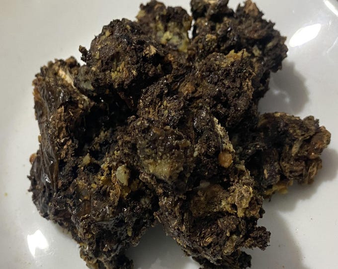 Raw Black Fassoukh, Powerful Resin Incense for Protection Against Negative Energies, black galbanum fashour, فاسوخ مغربي أسود