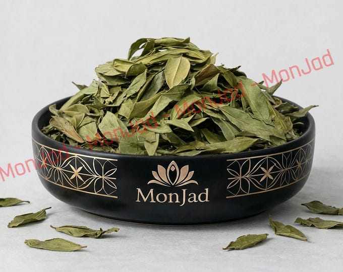 Dried Myrtle Leaves - Al Rayhane or also called rihane - Myrtus communis - Myrlaceae