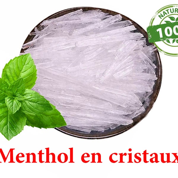 Cristaux de Menthol d'une pureté exceptionnelle, vous garantissant une expérience de fraîcheur intense et durable