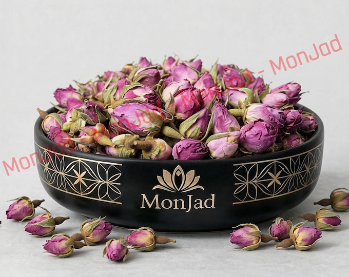 Dried roses originate from Morocco; rose petals are used in both cosmetic and culinary recipes.