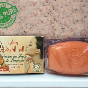 Prickly pear soap without preservatives or colorings and 100% Artisanal صابون التين الشوكي