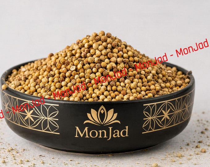 Organic air-dried coriander seeds | Coriander sativum, Chinese parsley | Coriandrum sativum, بذور الكزبرة | زريعة القزبر
