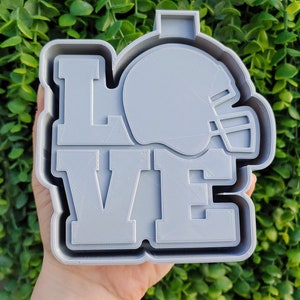 Football Themed Mold Housing | Football Lover 3D-Printed Mold | DIY Handmade NFL Silicone Molds | Sporty Silicone Mold Maker for Freshies