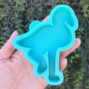 Flamingo Silicone Car Freshie Mold | Bird Themed Aroma Bead Accessories Maker | Cute Craft Mold for Soaps & More | Flamingo Lover Gift Idea