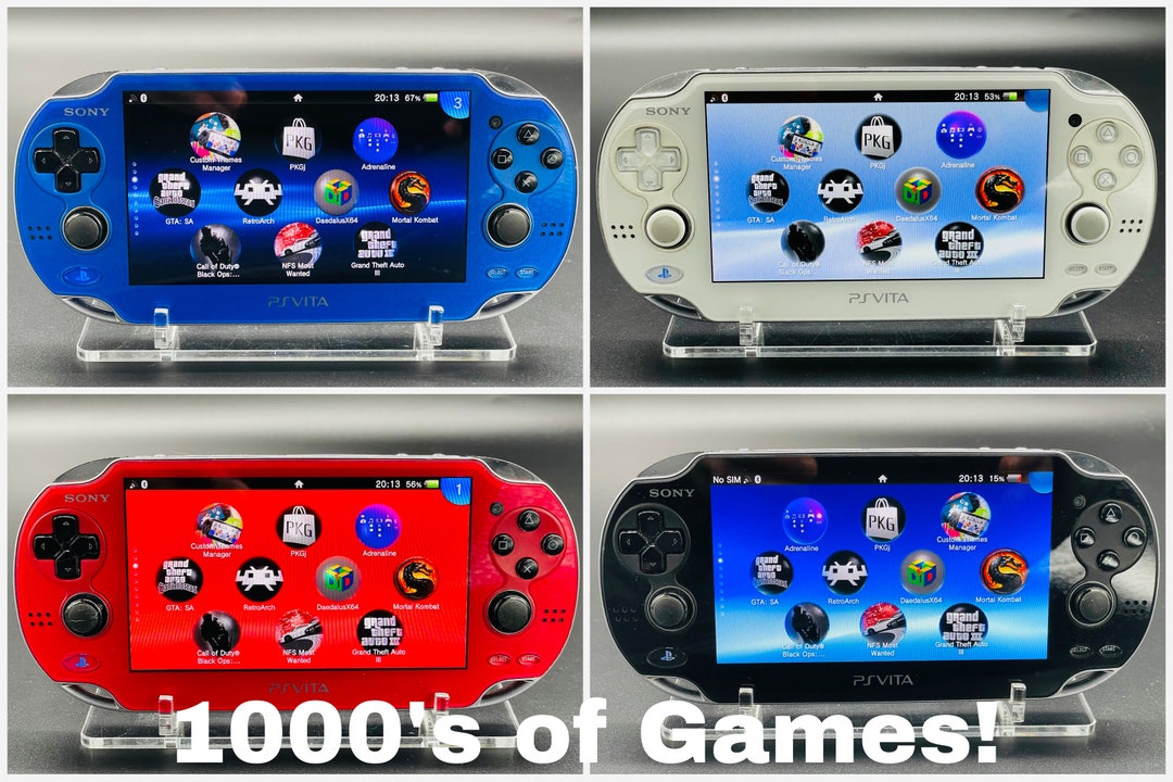 Sony Playstation Vita Console 256GB Games PS Vita With TONS of Games