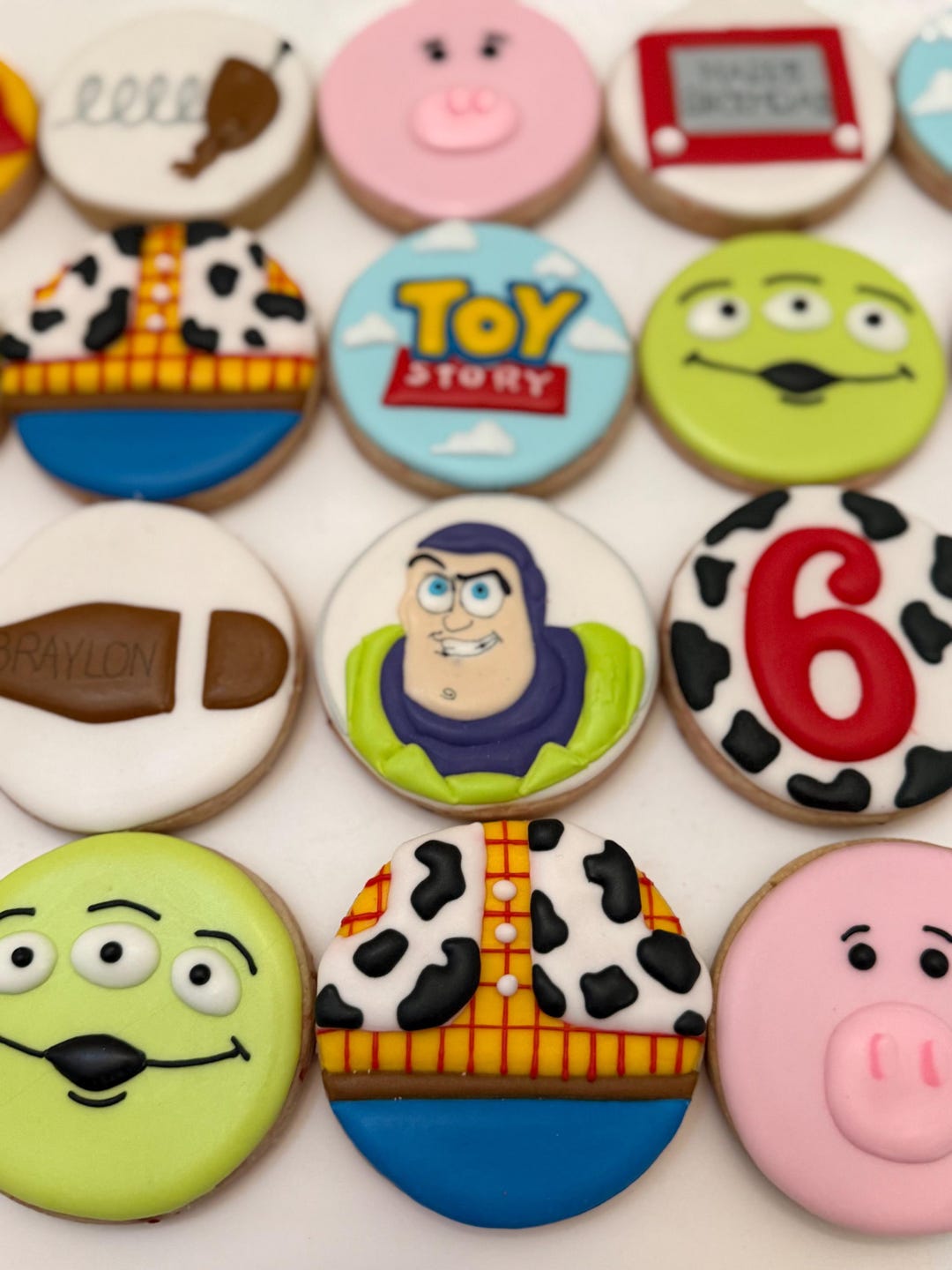 Toy Story Character Cookies | Woody, Buzz, Aliens, Hamm Flavors - Etsy