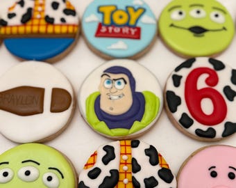 Toy Story Character Cookies | Woody, Buzz, Aliens, Hamm Flavors