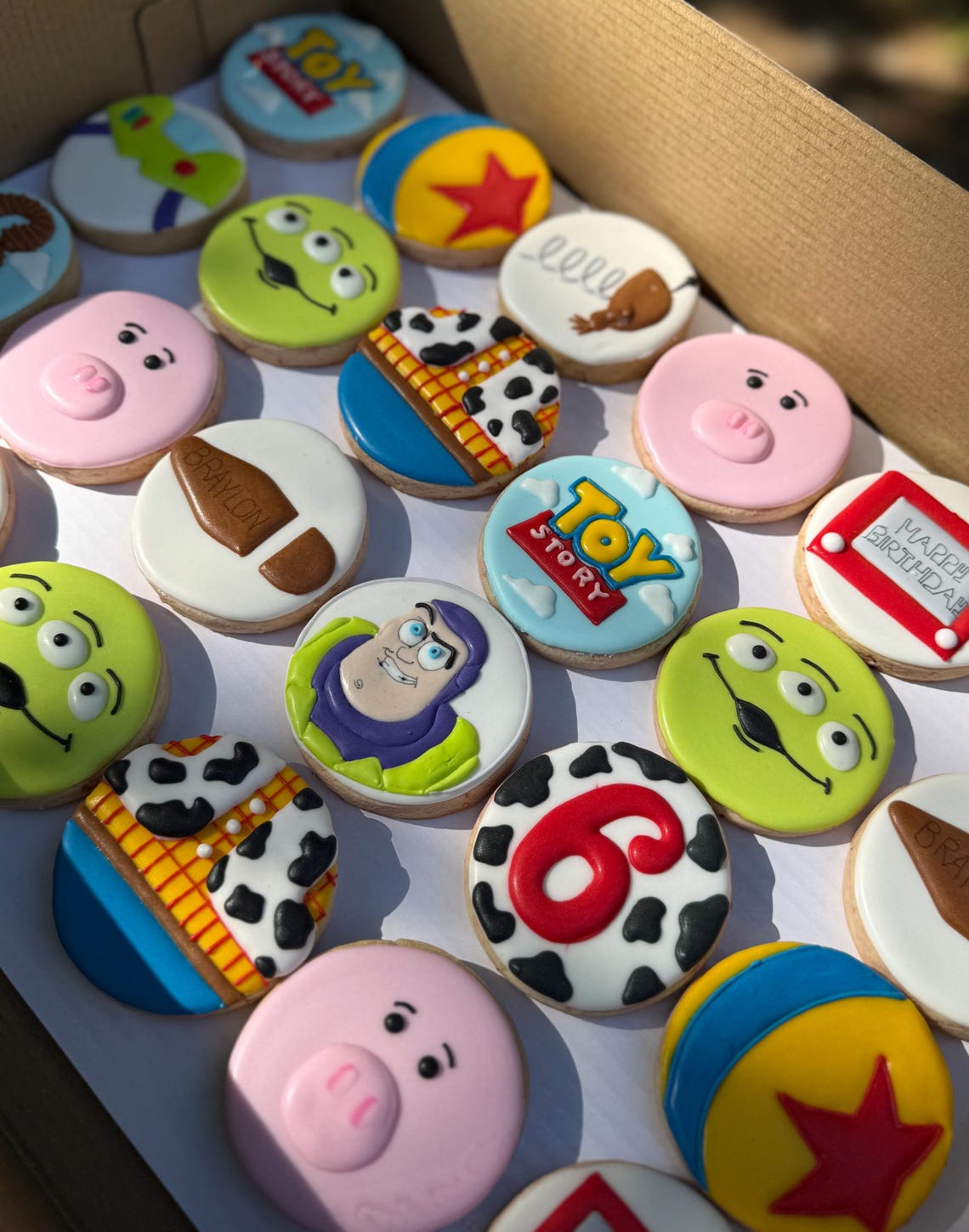 Toy Story Character Cookies | Woody, Buzz, Aliens, Hamm Flavors - Etsy