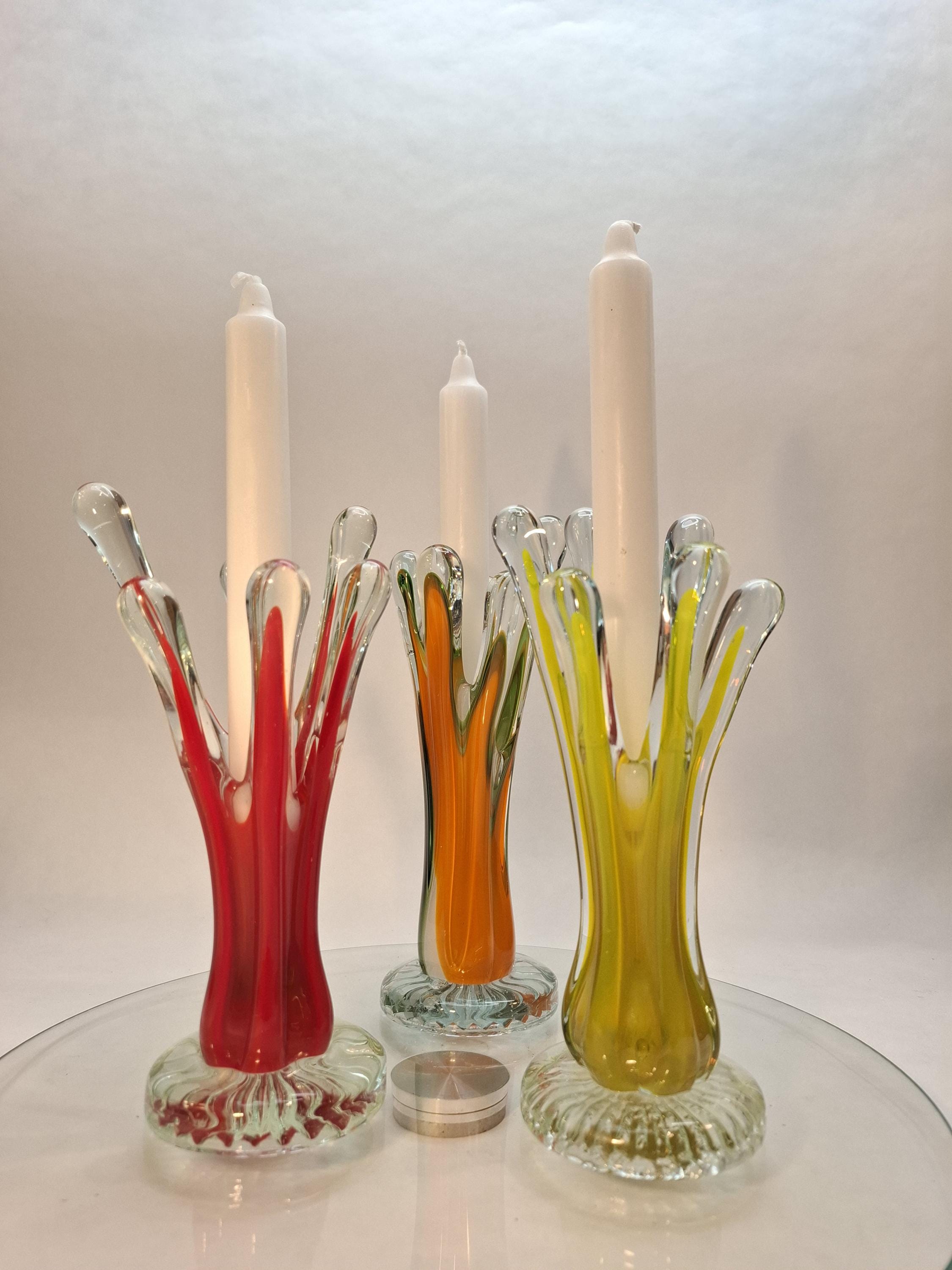 Murano candle holder - Etsy 日本