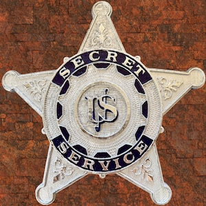 Us Secret Service Badge - Etsy