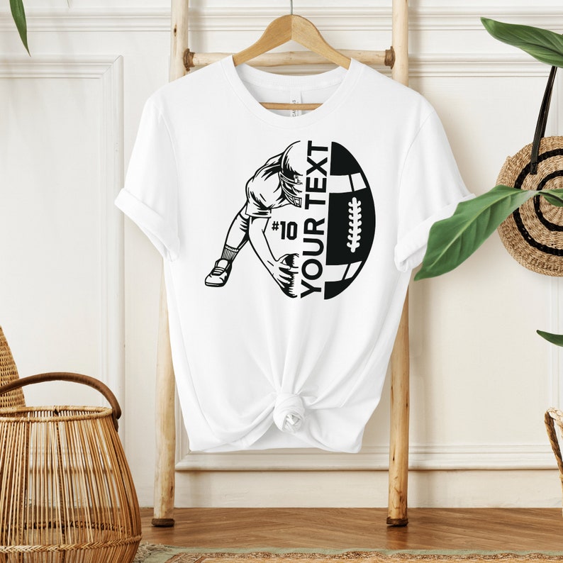 Custom Football Shirt, Football Tshirt, Game Day Shirt, Football