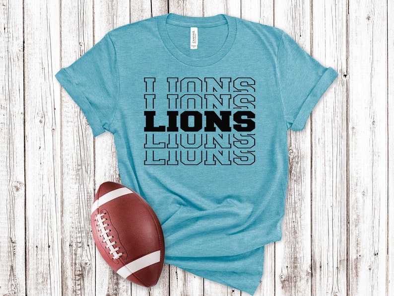 Detroit Lions Shirt Detroit Lions Lions Football Detroit - Etsy