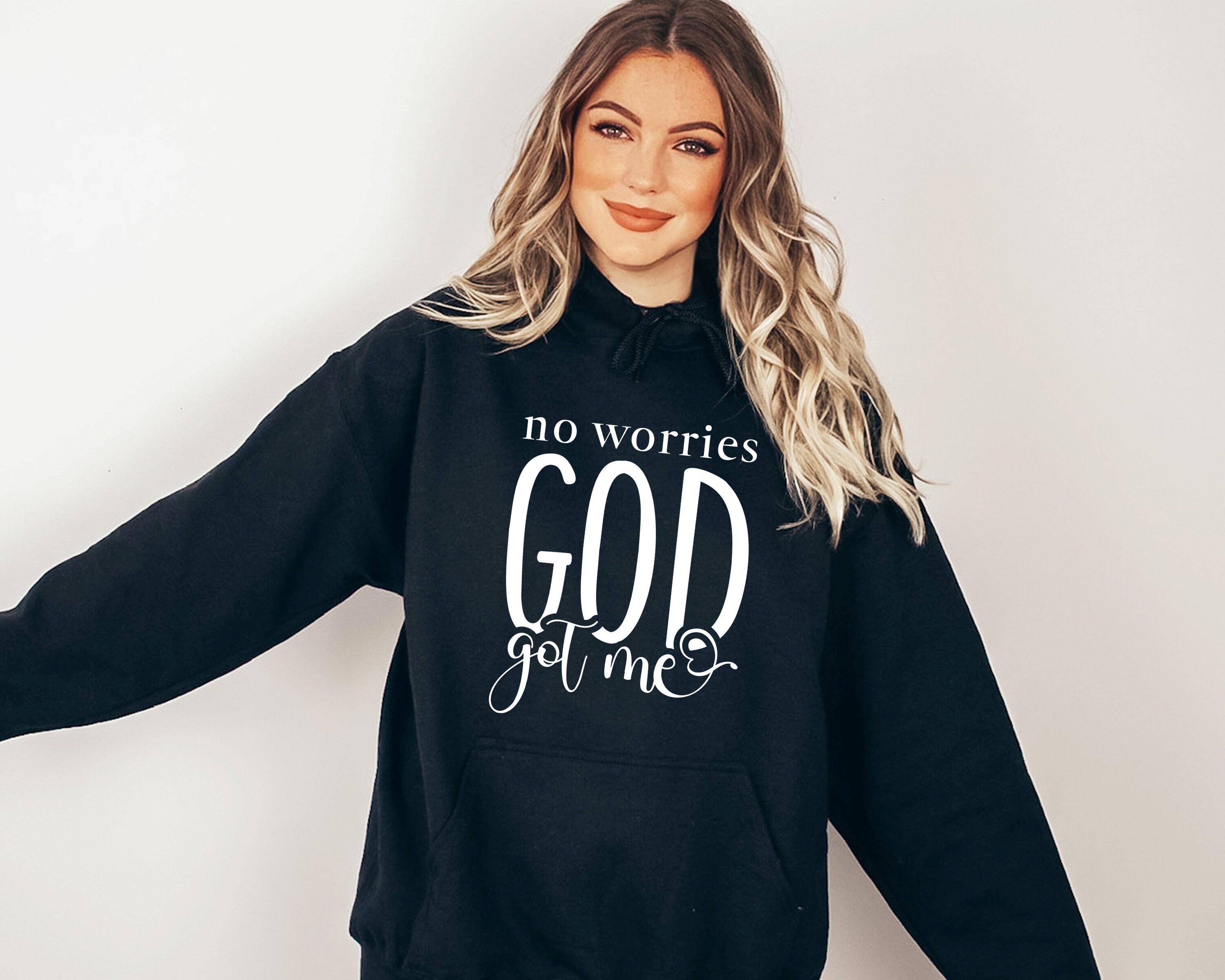 God got top me sweatshirt