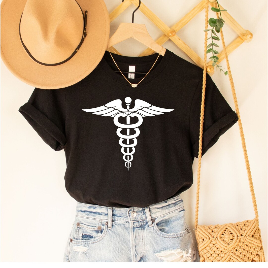 Caduceus Medical Symbol Tshirt, Medical Symbol Shirt, Doctors Shirt