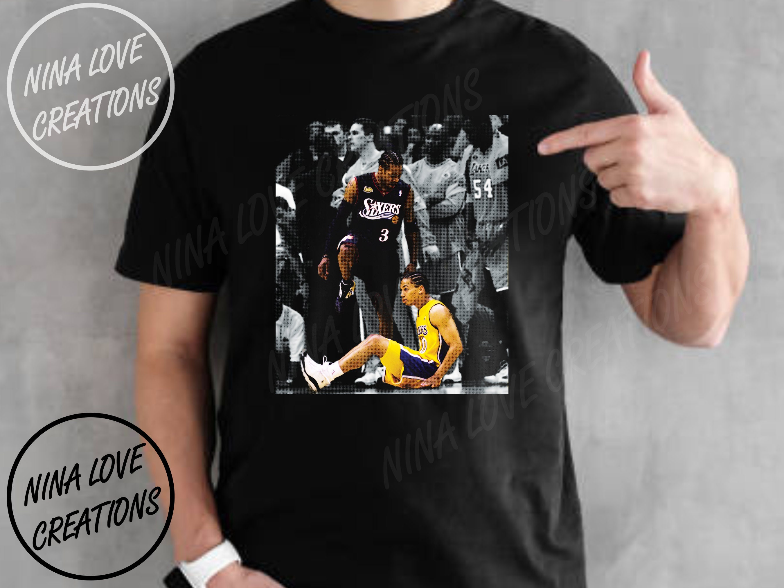 Allen Iverson 'In The Paint' Heavyweight L/S Tee (SLAM 200) Black / M