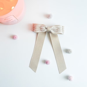 Long Tail Hair Bow, Long Tail Bow, Long Hair Bows, Long Tail Ribbon Bow, Hair Bows, Bows Hair and Tie, Bow Barrette, Hair Ribbon, Girls Bows
