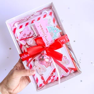 Juego de cuenta regresiva para Navidad, carta a Papá Noel, señal de stop para Papá Noel, carta personalizada a Papá Noel, carta personalizada para elfo, papelería de Papá Noel