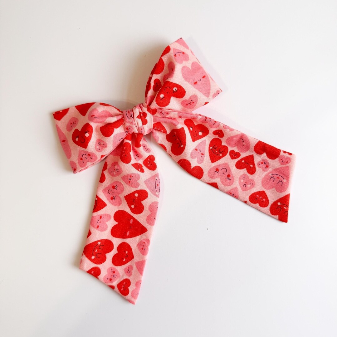Sweet Heart Bow 2-Piece Girls Mid Season Set – Cream & Lavender main image 1