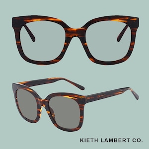 Oversized Blue Light Glasses: Photochromic Light-Adaptive Style 8048