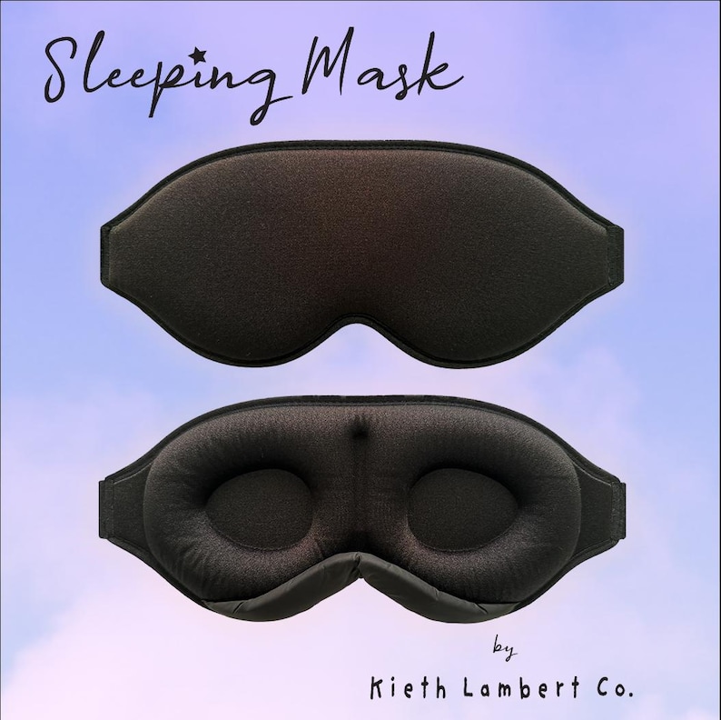 Antifaz para dormir de espuma viscoelástica 3D: 99,9 % opaco, ajustable y con bloqueo de luz para dormir y viajar. imagen 5
