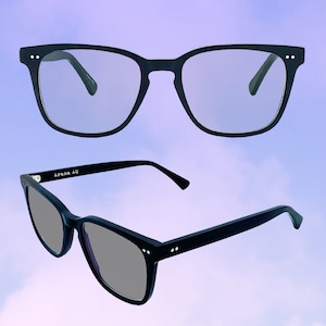 Prescription Optical Reading Glasses, Photogrey, Blue light, Anti-Reflective  Lenses,  /Style 1004