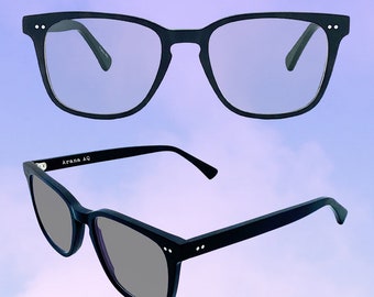 Prescription Optical Reading Glasses, Photogrey, Blue light, Anti-Reflective  Lenses,  /Style 1004