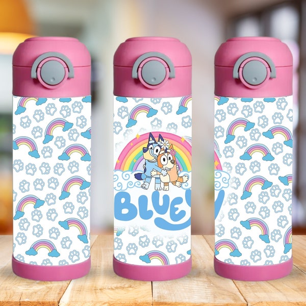 Adorable Kids Bluey Tumbler | Perfect for Little Ones | Bluey | Kids Favorites | Travel Cup | Water Bottle