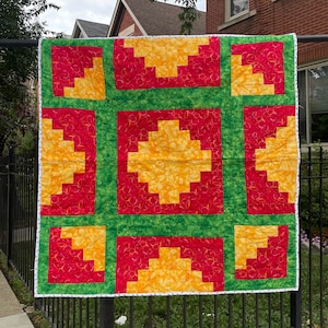 Ants at a Picnic Quilt 36&quot; x 36&quot;