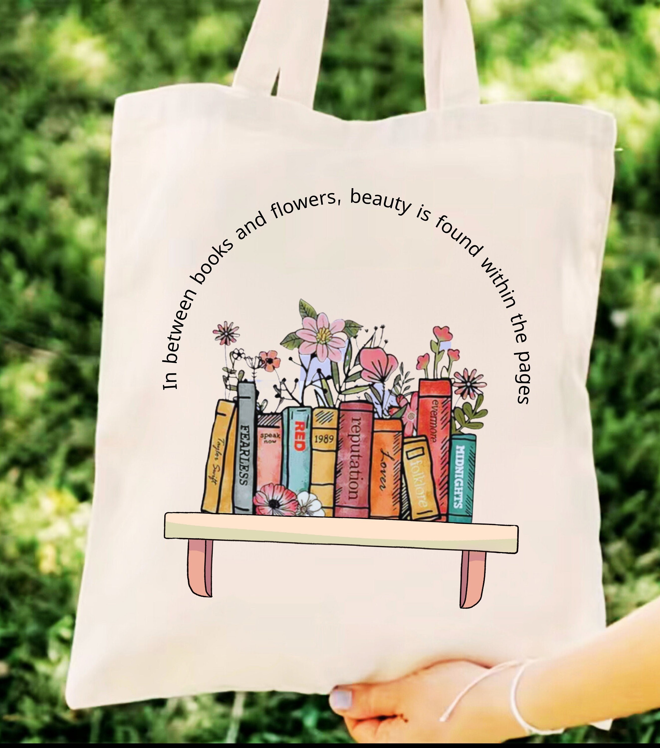 CLEARANCE - Books are Magic Tote Bag, Gift For Reader, Book Tote Bag,  Library Bag, Grocery Bag, Gift to Her, Book Lover, Farmers Tote Bag