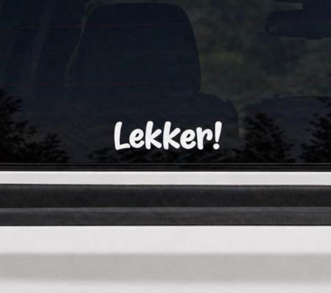 Plesier Sticker Lekker Decal, South African Car Sticker, Afrikaans Decal - Etsy