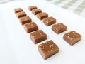 Sea Salt Caramels: 12 Soft Salted Caramels - Handmade Caramel Candy - Gourmet Sweet Treat Gift