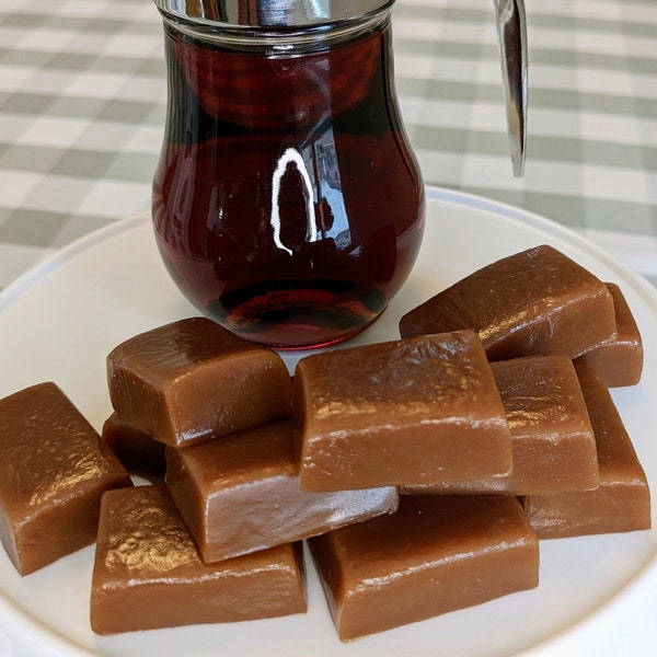 Maple Caramels - 1/2 Pound (8 oz.) of Soft & Chewy Maple Caramels - 14 Maple Caramels - Caramel Candy - Soft Caramel - Chewy Caramel