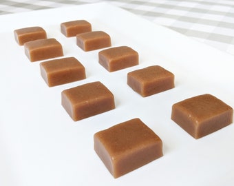 Classic Caramels - 1/2 Pound (8 oz.) of Soft & Chewy Caramels - 14 Caramels - Caramel Candy - Handmade Caramel - Soft Caramel - Caramel Gift