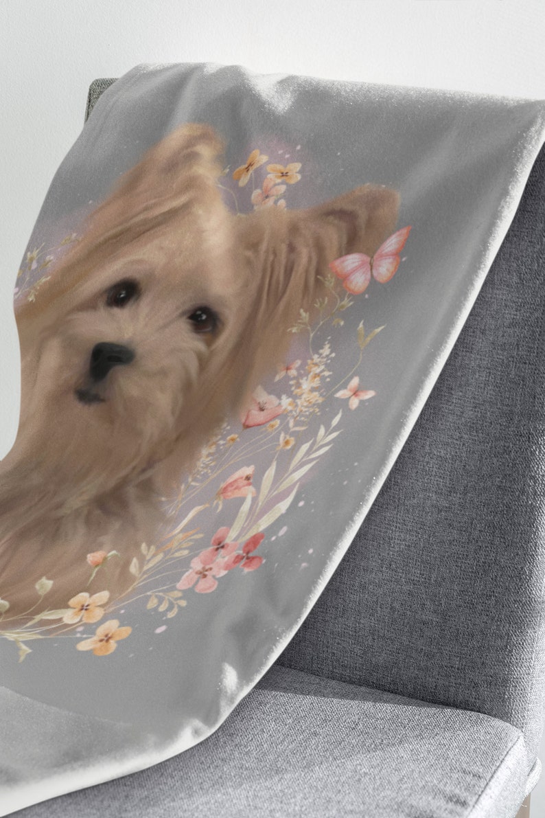 Pet Portrait Blanket Custom Watercolor Pet Portrait From Etsy UK