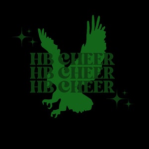HB Cheer PNG Digital file Instant Download