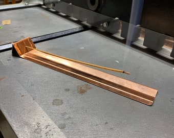 Copper incense holder handmade gift