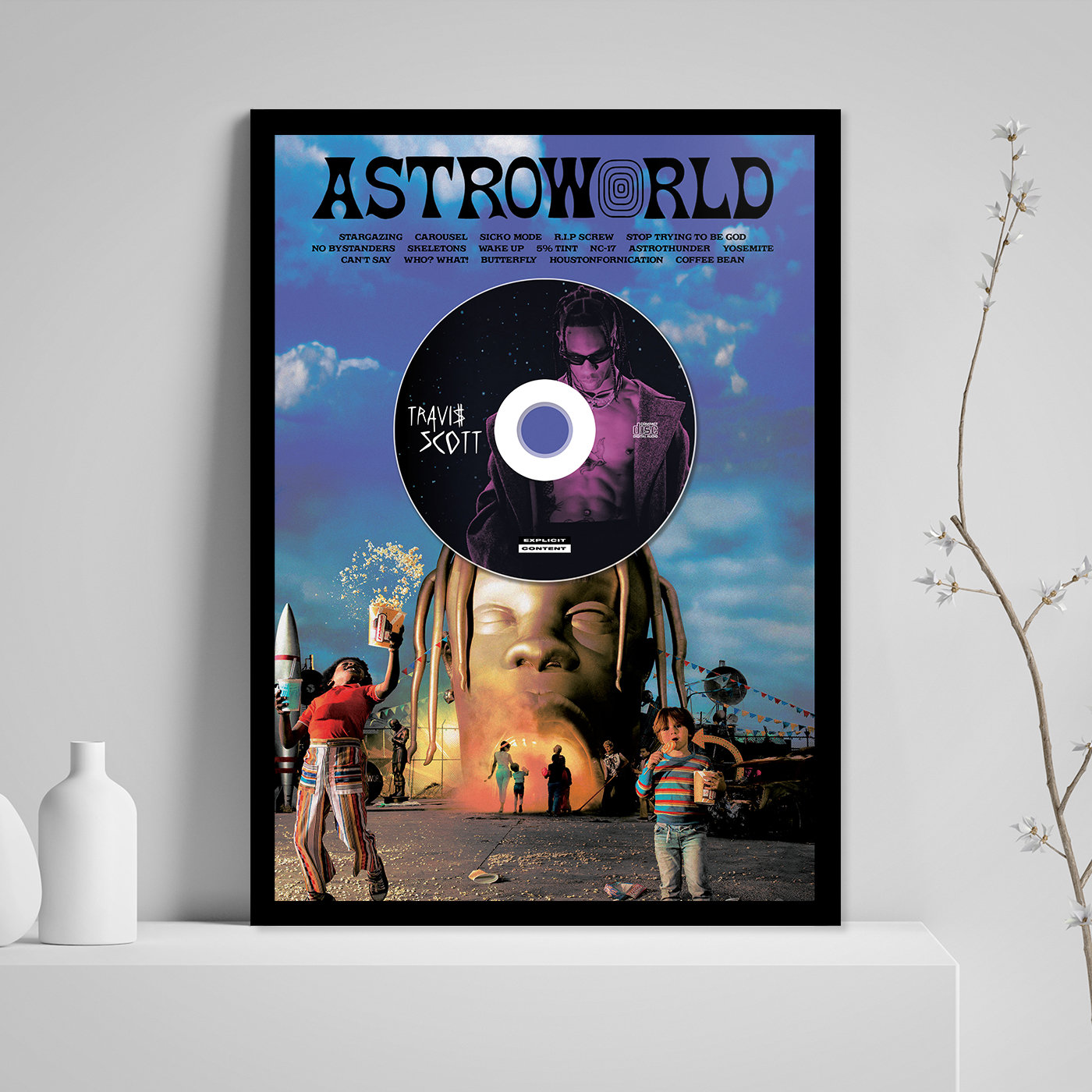 Travis Scott 'Astroworld Reanimated' Poster