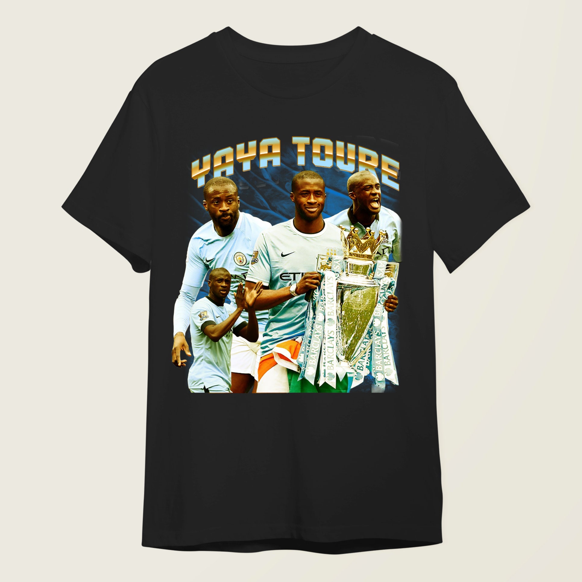 Discover Yaya Toure Vintage Bootleg Football T-Shirt