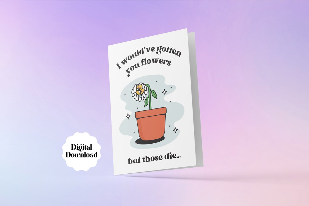 Printable Anniversary Card Funny Dark Humor Digital Card E-card ...