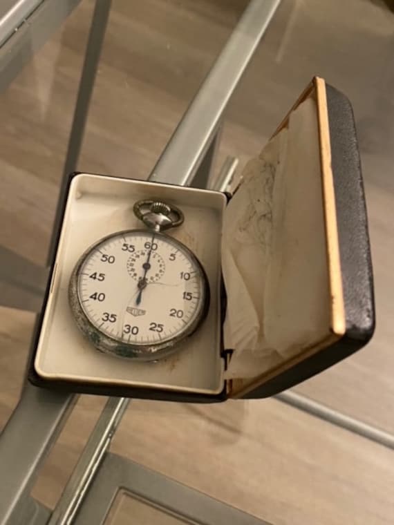 TAG Heuer Antique Pocket Watch White Dial Thirty S