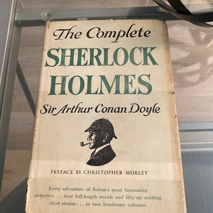 The Complete Sherlock Holmes Collection Vintage Conan Doyle 1920’s Book