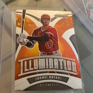 Shohei Ohtani: Illumination - Angels - PRIZM Insert No. I-ll -Shiny Rare Baseball Trading Card