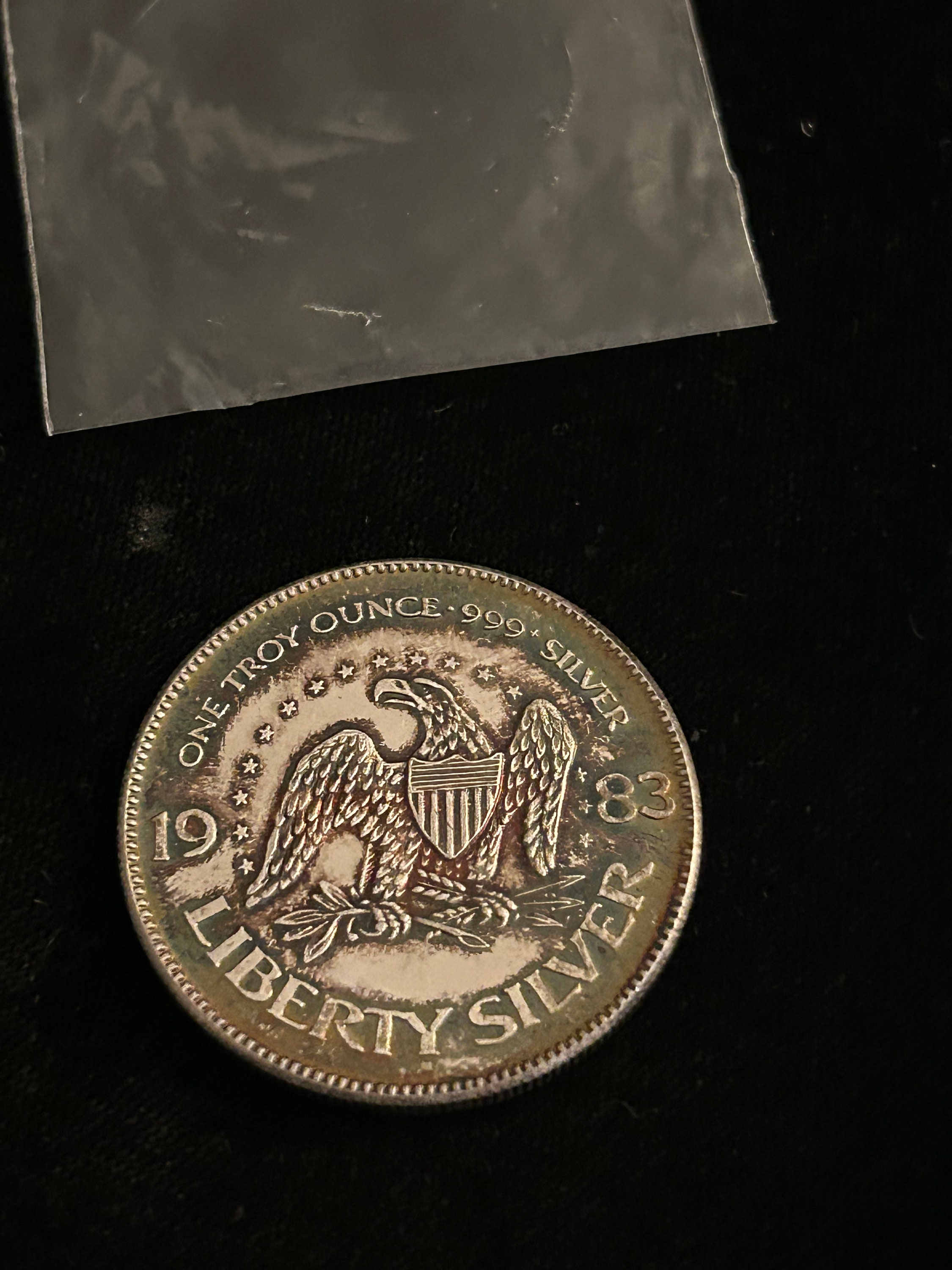 1983 Liberty Bell A-mark Eagle Loz 999 FINE PURE Silver - Etsy